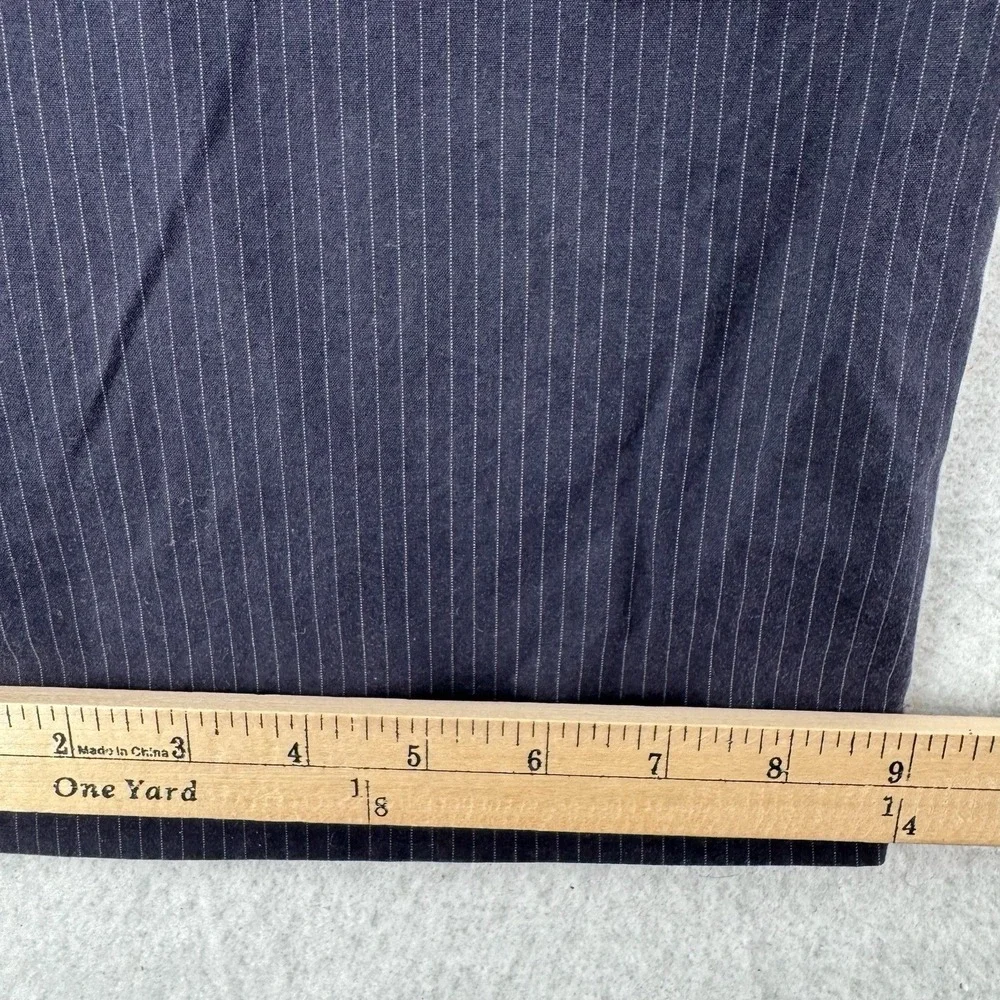 Banana Republic Pants Mens 35x34 Blue Pinstripe Dress Trousers‎ Straight Leg